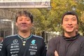 刘殿座晒与王大雷见面照，两人孩子一起打网球?