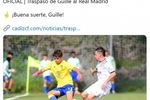 官方:皇马从加的斯签下西班牙U18国脚右后卫吉列·冈萨雷斯