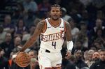 杰伦·格林代表太阳出战的比赛3胜0负 场均16.5分钟贡献14.3分