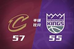 半场战报-骑士领先国王2分 哈登3分4助阿伦17+8 威少13分3板4助
