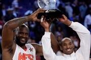 昔日OK组合!2009年的今天:科比与奥尼尔携手获得全明星赛MVP
