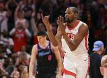现役单场40+场次：哈登107场断档领衔 詹库分列二三 KD差库里一场