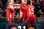 女足欧冠：拜仁2-1战胜曼联，两回合总比分5-3晋级半决赛