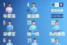 ?深圳新鹏城主战武汉三镇首发阵容出炉！