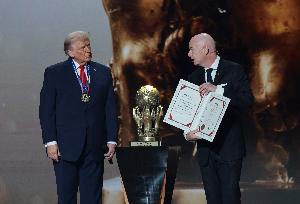 TA:挪威足协呼吁剥夺特朗普的FIFA和平奖,支持道德投诉因凡蒂诺