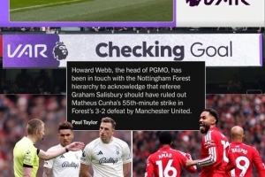 道歉有用的话?TA:裁判公司承认姆伯莫手球误判 韦伯亲自致电道歉